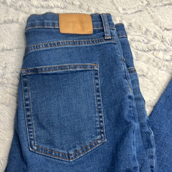 Everlane High Rise Denim Jeans Waist 31 Blue - Picture 5 of 10